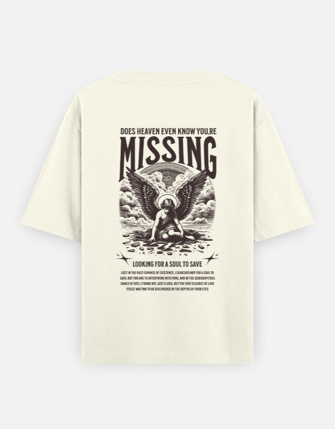 Back View Soul Seeker Oversized Tee