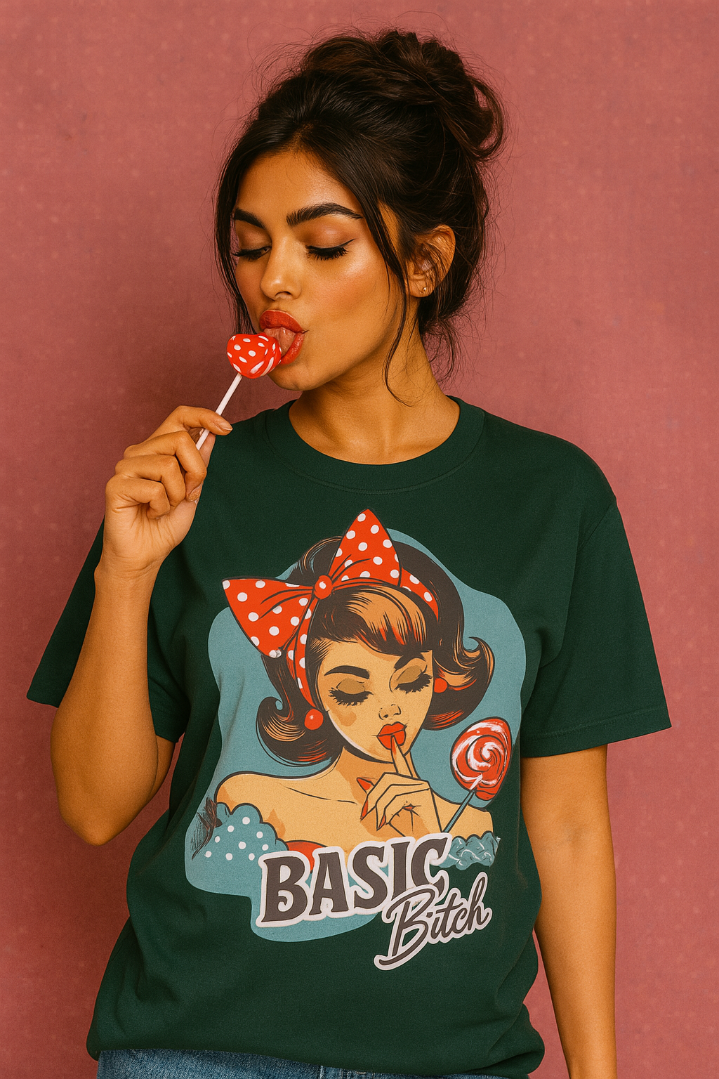 Basic Bitch Oversized Women's T-Shirt